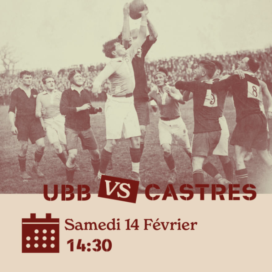Match de Top 14 - UBB contre Stade Rochelais - Samedi 6 septembre à 21h